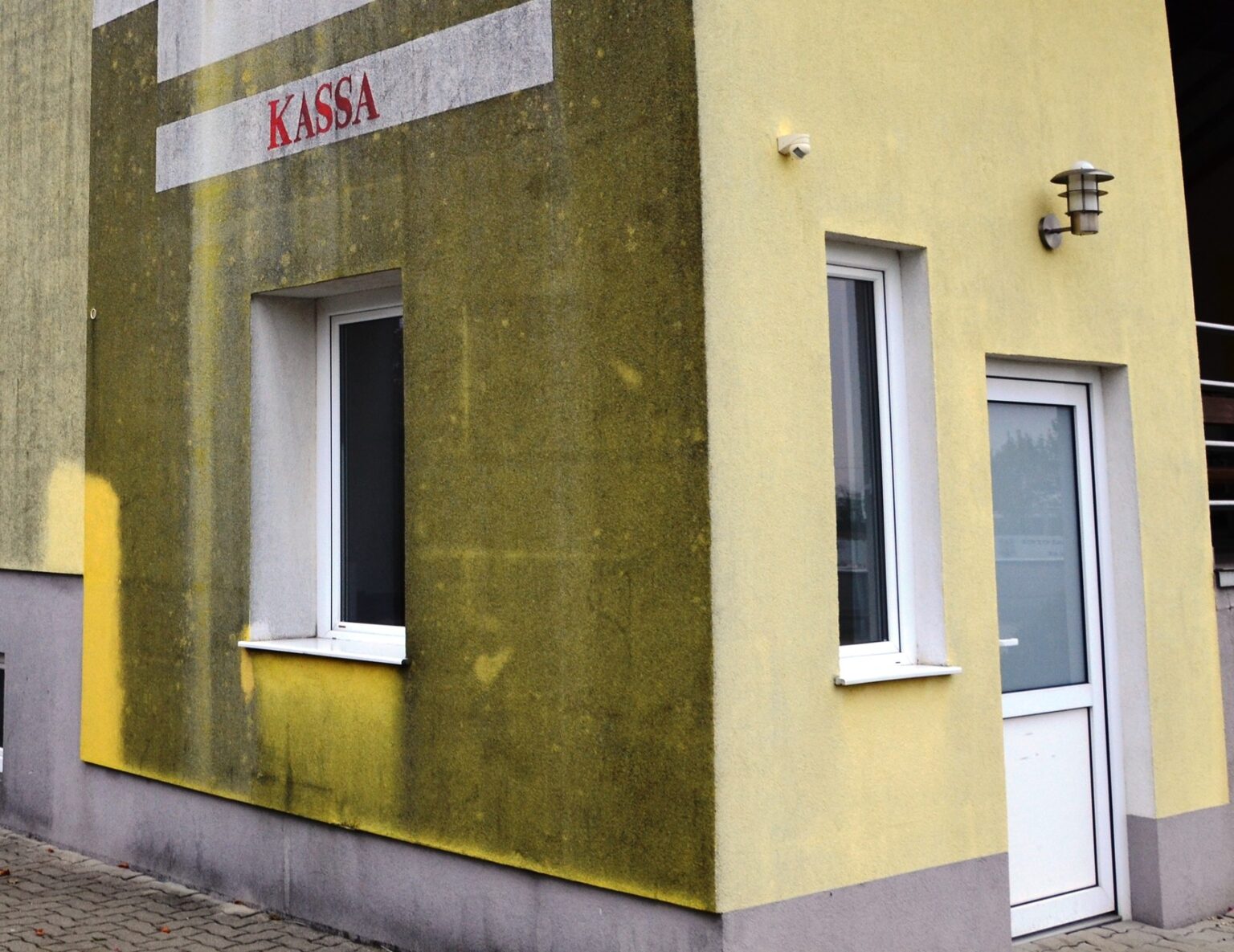 Kassa-Gebäude vorher